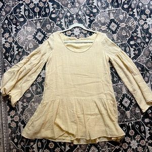 Free People yellow sundress size small